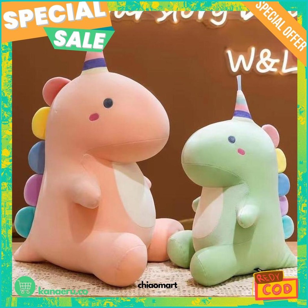 Boneka Dinosaurus Unicorn Mainan Boneka Anak Kado Ulang Tahun Kkv Cod