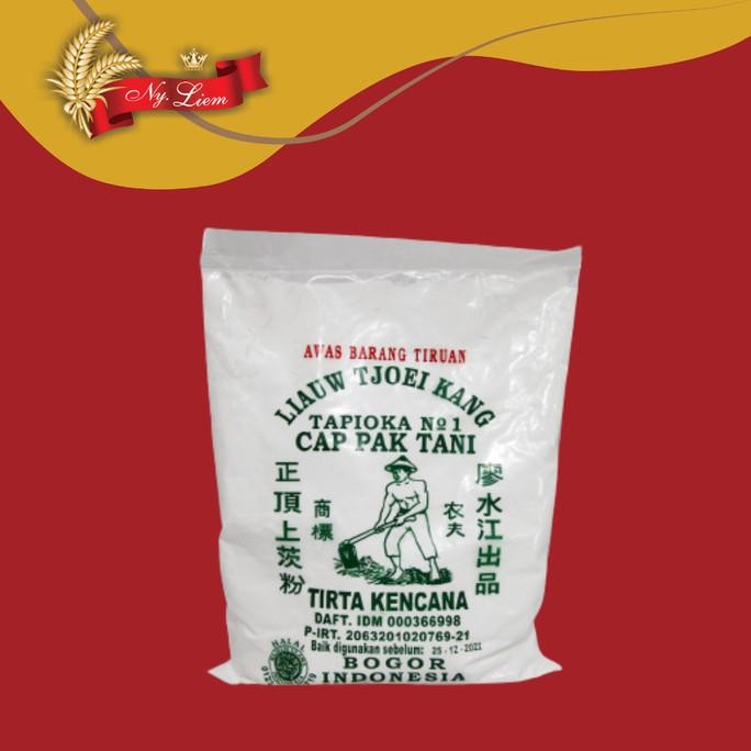 

New Tirta Kencana Liauw Tjoei Kang Tapioka Cap Pak Tani 1 Kg