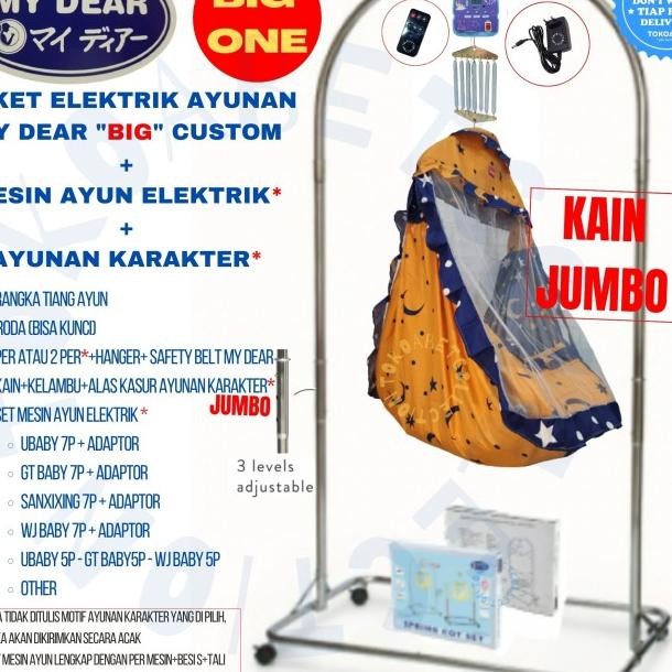 Paket Ayunan Elektrik My Dear Big Mesin Ayun Bayi Kain Kter Jumbo