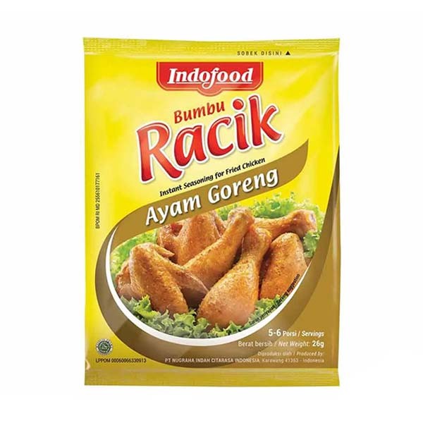 

INDOFOOD BUMBU RACIK AYAM GORENG 26 GR