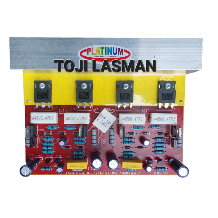 Cuci Gudang Kit Pcb Power Amplifier Ampli Stereo Jengkol Tip Toshiba Sanken W Watt