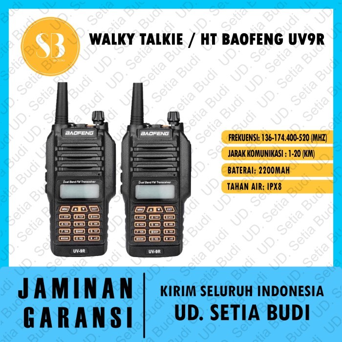 Walkie Talkie / Ht Baofeng Uv9R Diskon