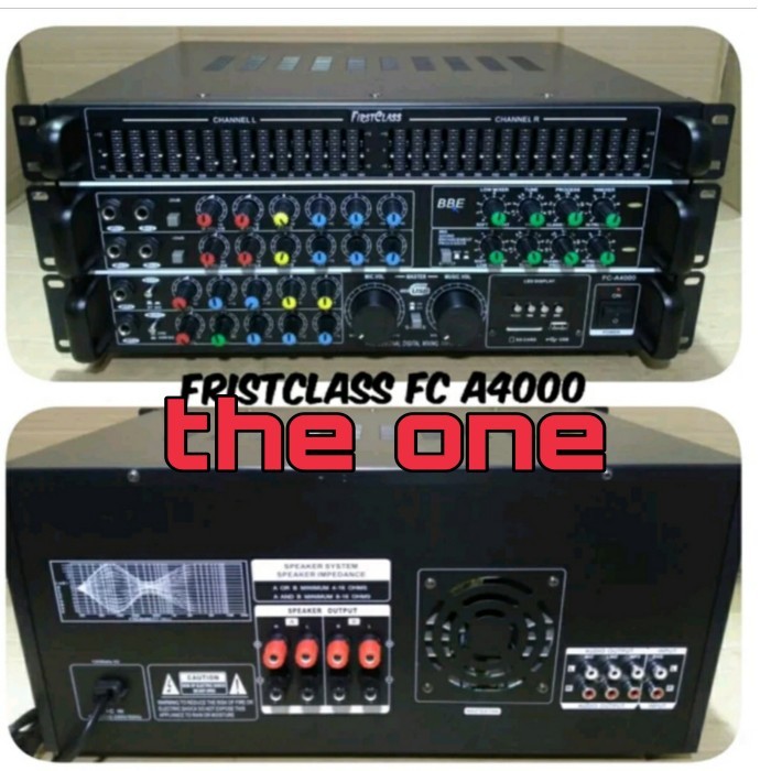 Termurah Amplifier Karaoke Firstclass Fc A4000 / Fca 4000 / Fca4000