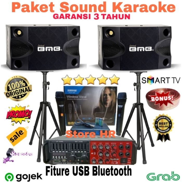 Termurah Paket Karaoke System Speaker Bmb Original Resmi 3 Tahun