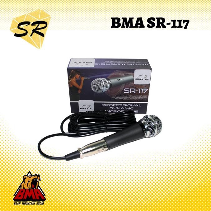 BMA SR117 Professional Dynamic Microphone / Mic Cable / Kabel