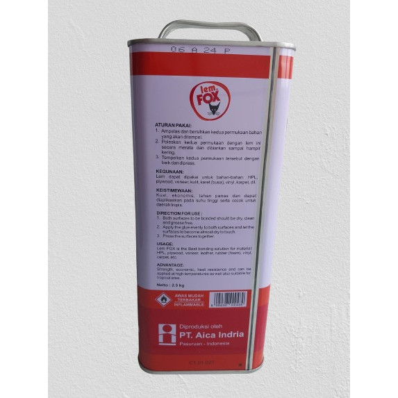

Lem Fox Kuning 2,5 Kg Original Perekat Serbaguna Terlaris
