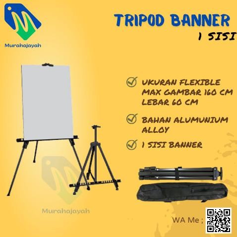 READYYY>> TRIPOD DISPLAY BANNER | TRIPOD 1 SISI | STANDING BANNER | FRAME STANDING