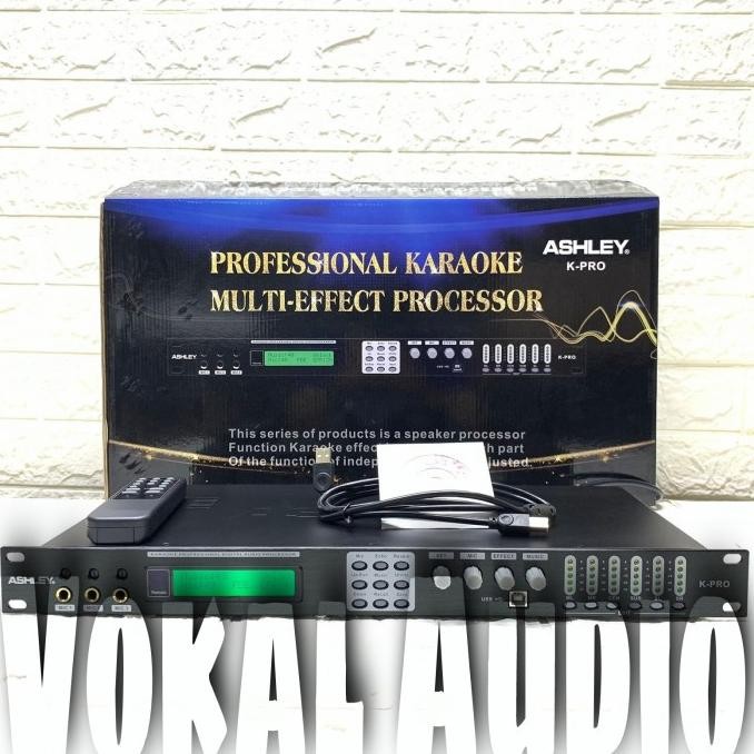 ASHLEY Management K PRO Processor Digital Karaoke Original Ashley KPRO