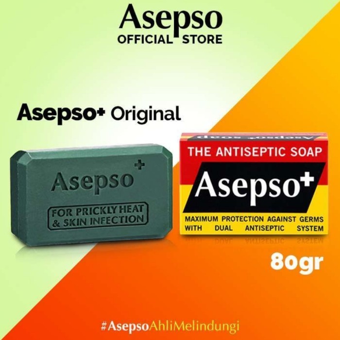 NEW ASEPSO ORIGINAL Sabun Hitam Hijau Sabun Gatal Scabies Panu Kadas Kurap