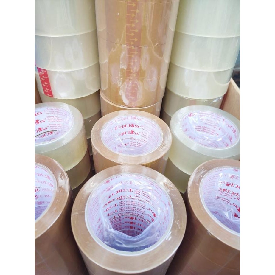 

TERMURAH - Lakban 100 yard x 45 mm / 2 inch isi 72 roll BeningCoklat HARGA KARTON