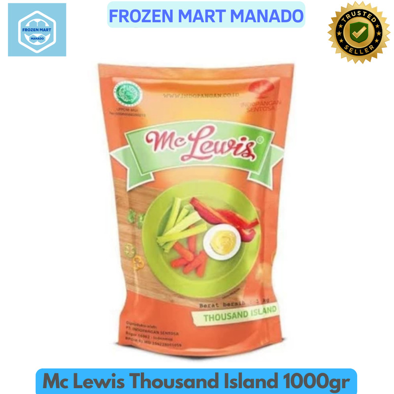 

Mc Lewis Thousand Island 1000gr - Frozen Mart Manado (Frozen Food Manado)