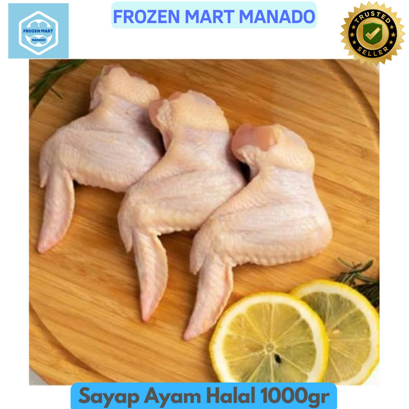 

Sayap Ayam Halal 1000gr - Frozen Mart Manado (Frozen Food Manado)