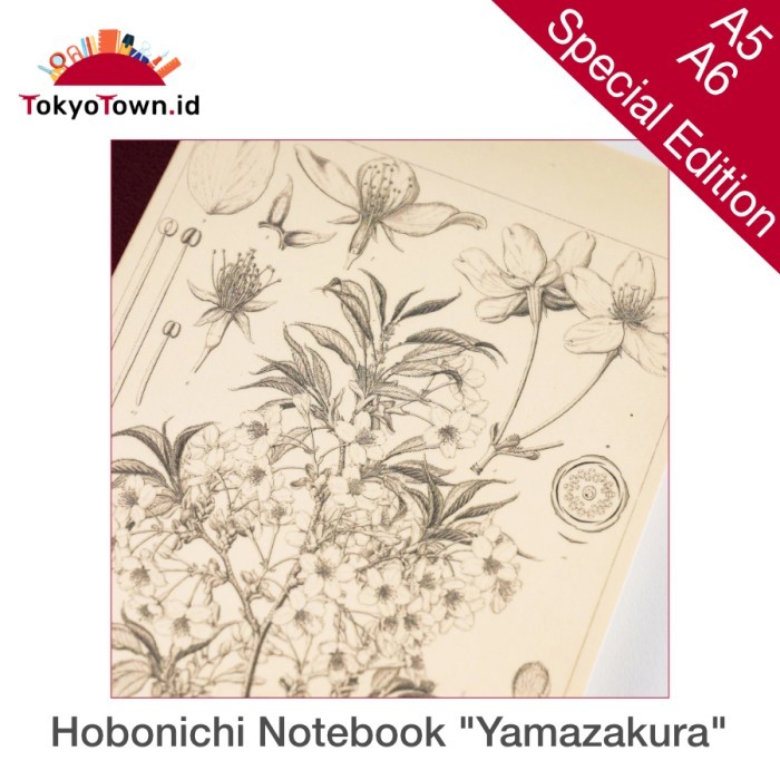 

Hobonichi Plain Notebook Yamazakura Tomoe River Diskon
