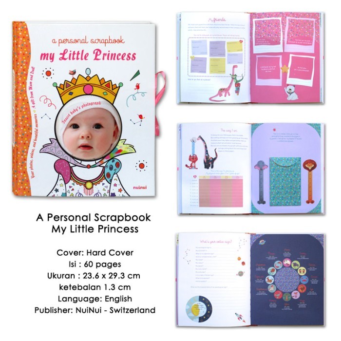 

Baby Scrapbook Buku Jurnal Bayi Kado Lahiran Kado Newborn Cewek Girl Terbaru