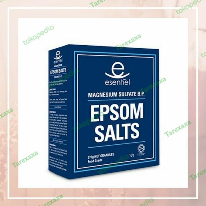 

NEW Tarexaxa EPSOM SALT magnesium sulfat garam inggris, 375gr - FOOD GRADE