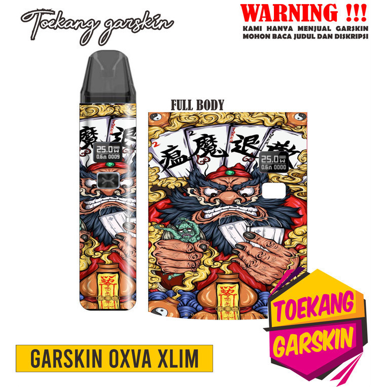 *2Buah* Oxva Xlim V1 V2 1 Garskin Wrap Stiker Custom Order Dan Bukan Case