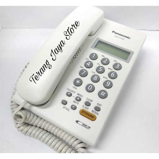 TERBARU - Telepon Kabel Panasonic KX-T7705 (Putih) Pesawat Telepon Rumah T7705