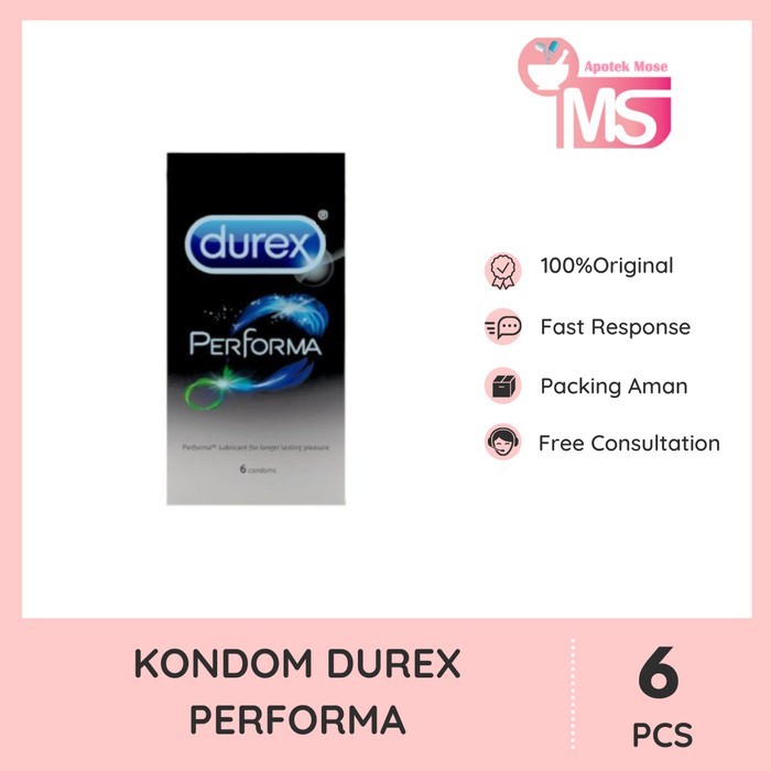 KONDOM DUREX PERFORMA ISI 6