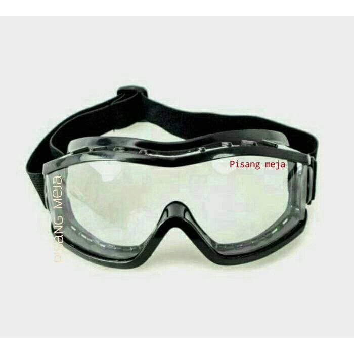 Terlaris Kacamata Safety Goggle Krisbow Lensa Bening Google