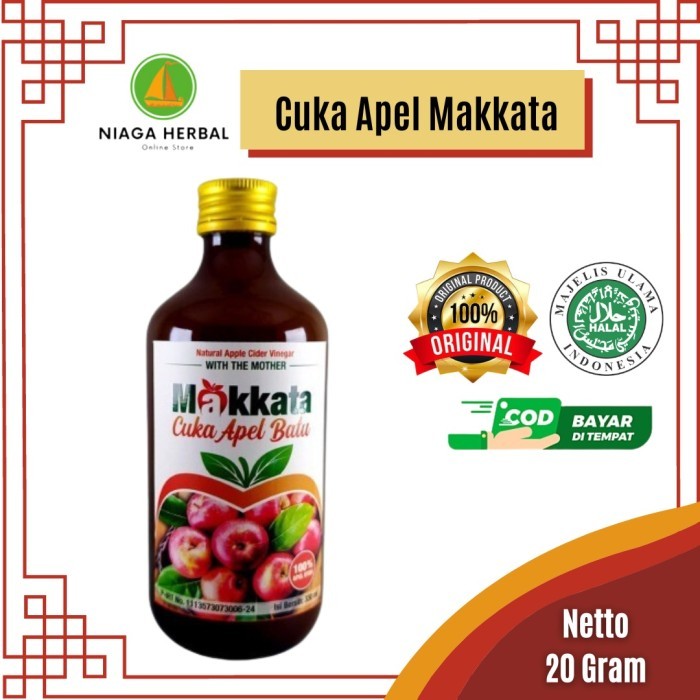

MAKKATA CUKA APEL Batu Malang Organic Apple Cider Vinegar Original