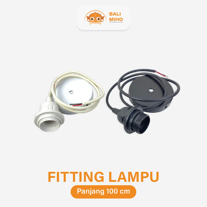 

New - Set Fitting Lampu Dan Kabel Fitting Lampu Rotan Fiting Lampu Kabel