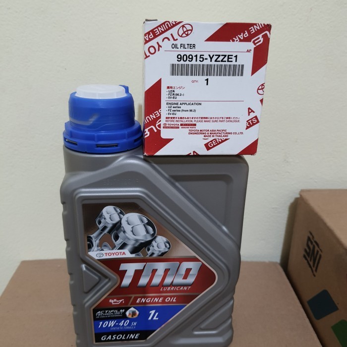 Oli Mesin Tmo 10W-40 Paket Filter Oli 4L Sienta Yaris Harga Spesial