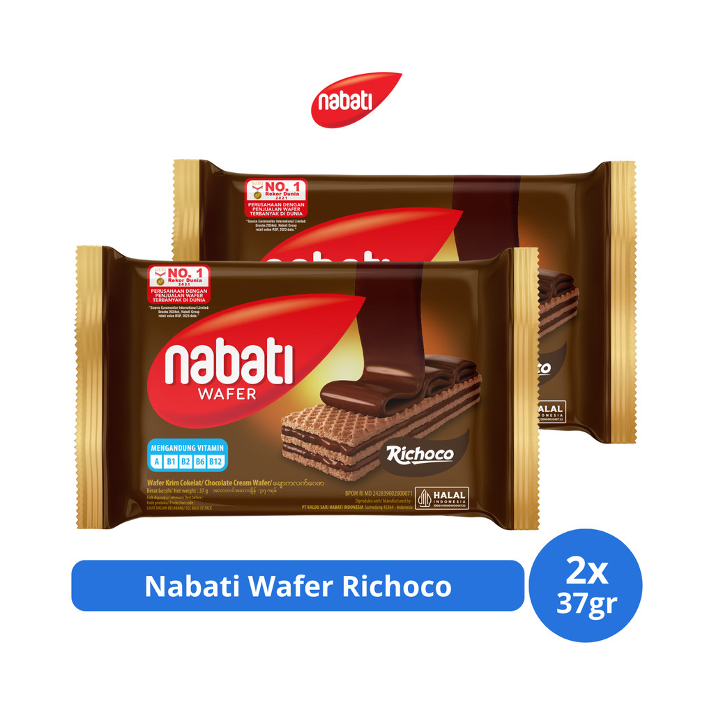 

Nabati Wafer Richoco 37gr x 2 pcs