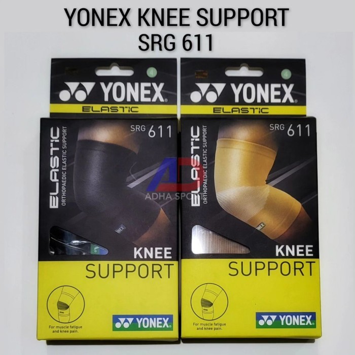 DISKON Yonex Knee Support SRG 611 Elastic Deker Lutut Siku Badminton Original