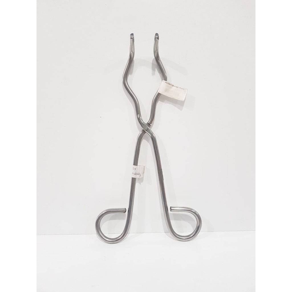 TANG KRUSIBEL 25 CM / TONG CRUCIBLE / PENJEPIT KRUSIBEL