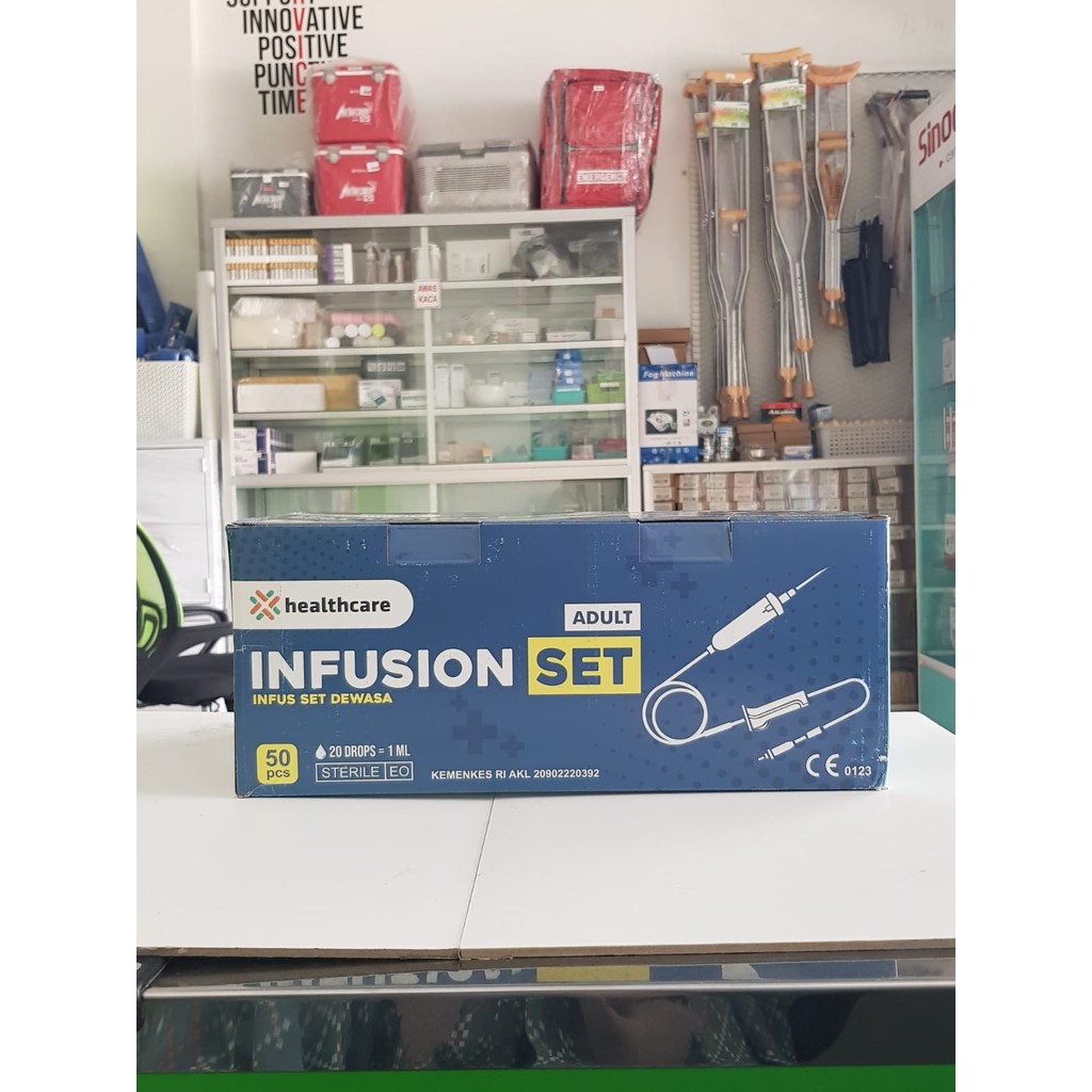 Onehealth Selang Infus Dewasa dan anak / Infuset Infusion Set ONEHEALTH