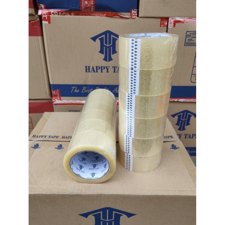 

BEBAS ONGKIR - lakban bening/coklat 45mm 100 yard setara daimaru