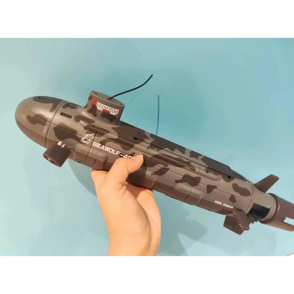 RC BOAT HIGH SPEED SUBMARINE SEAWOLF UPGRADED 6 CHANNELS SEA WOLF SUBMARINE RC KIDS TOYS