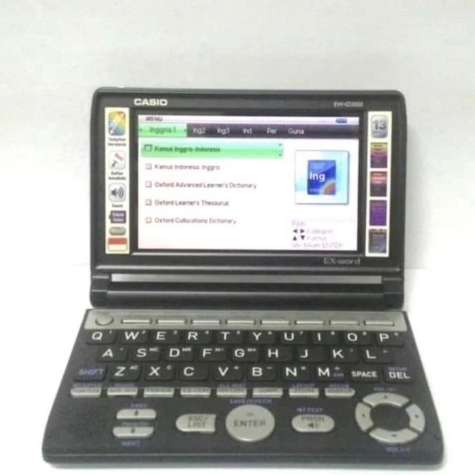 

TERLARIS - Kamus Inggris Elektronik CASIO EW-ID2000 EX-WORD Electronic Dictionary