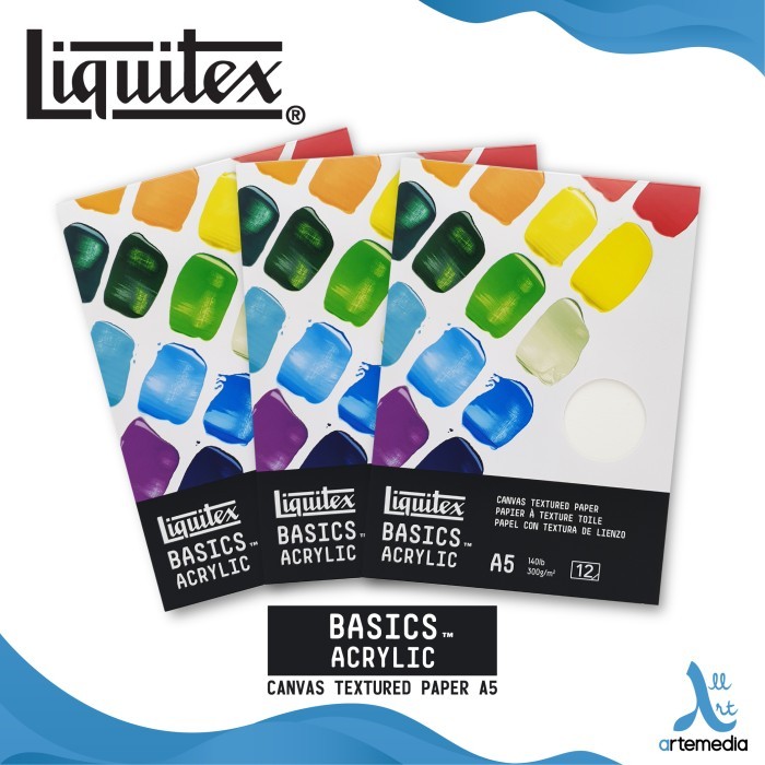 

Triyper Kertas Gambar Liquitex Basics A5 Canvas Texture Acrylic Paper Pad