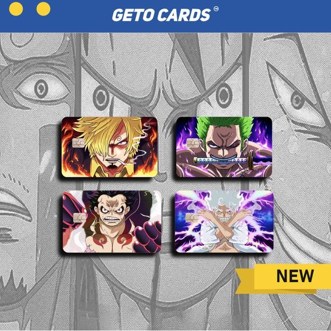 

READY STOCK STICKER SKIN KARTU ATM ANIME ONE PIECE SPECIAL HOLOGRAM | GETOCARD !!!!!