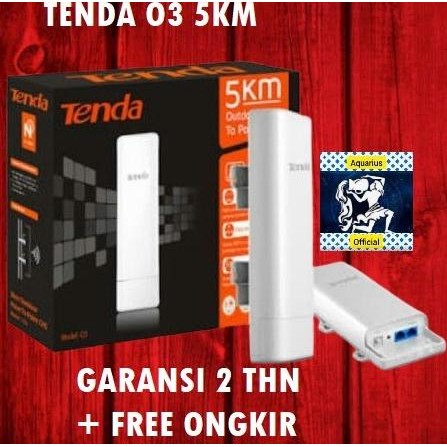 TENDA O3 5km Outdoor Point To Point CPE - TENDA 03 Wireless Router