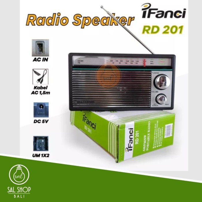 TERBARU SPEAKER RADIO KLASIK FM AM IFANCI RD201 / RD202 / RD205