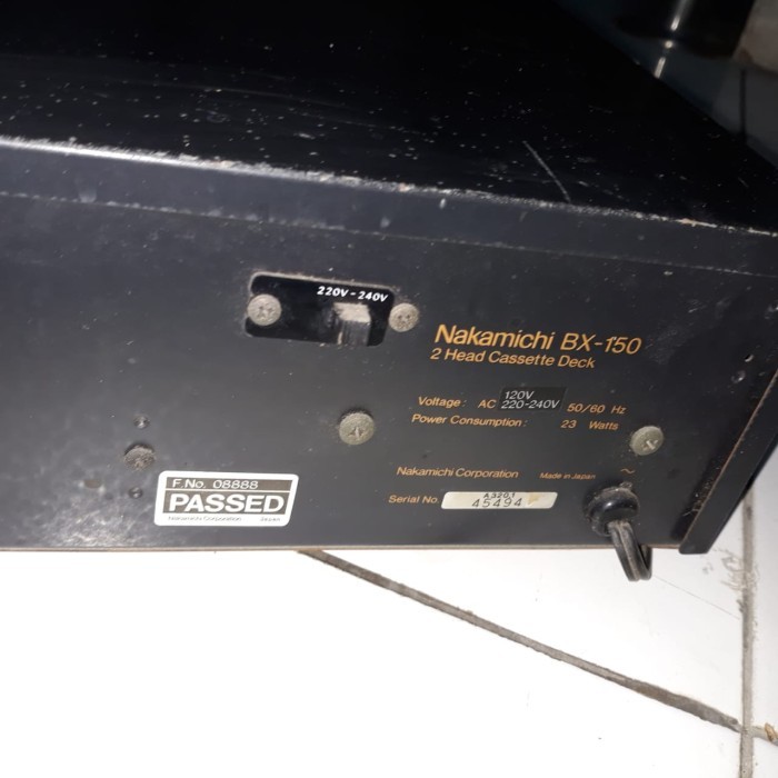 TERBARU Cassette deck NAKAMICHI BX-150