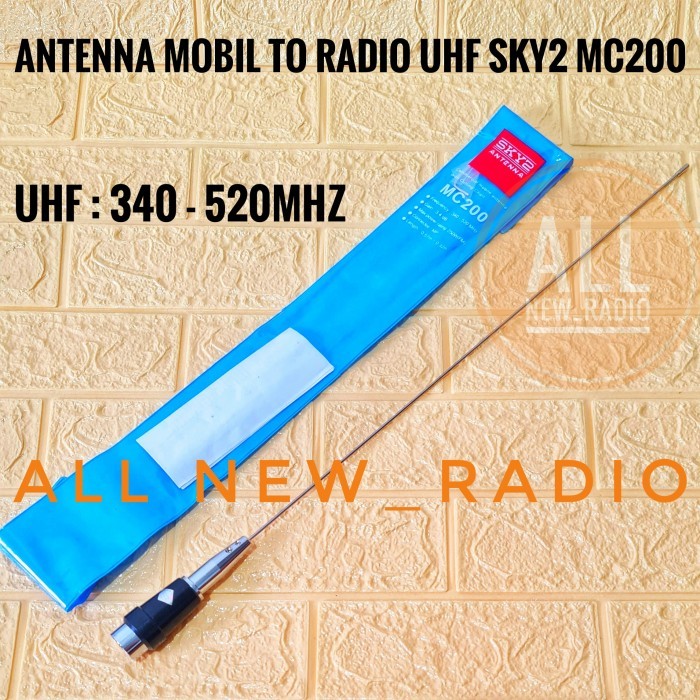 TERBARU ANTENA RADIO RIG MOBIL UHF SKY2 MC200 ANTENA RADIO MOBIL UHF MC200