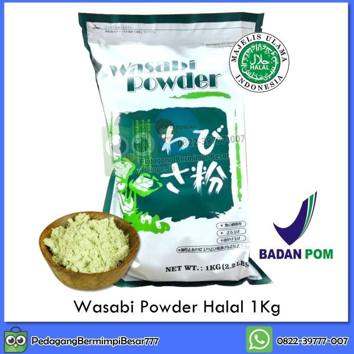 

Wasabi Powder Halal 1Kg | Wasabi Bubuk Halal 1Kg
