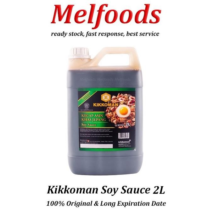 

Kikkoman All Purpose Soy Sauce HALAL 2L Kecap Asin Khas Jepang