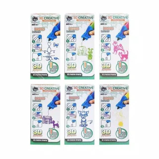 

Produk Baru!! Mainan Edukasi Anak 3d Pen Gel / Drawing Pen Gel