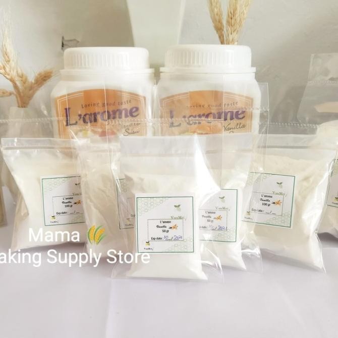 

L'Arome Larome Vanilla Milk Powder Vanila Susu 50 Gr Repacked Wangi Terlaris