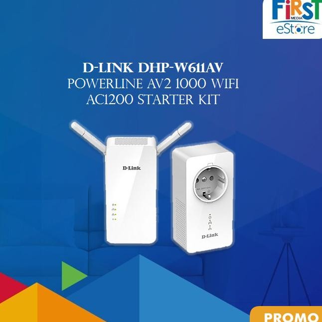 BIG DISCOUNT: Powerline Wifi Extender Dlink DHP-W611AV AV2 1000 AC1200
