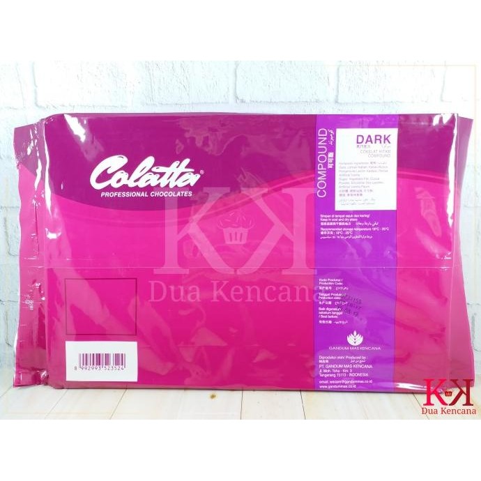 

Colatta Dark Compound 1 KG Coklat Hitam Compound Chocolate Collata