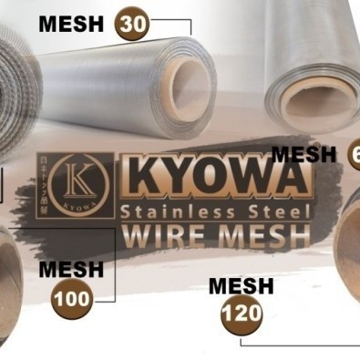 1 Roll Kawat Nyamuk Tambak Kandang SS304 Wire Mesh Stainless 30M KYOWA