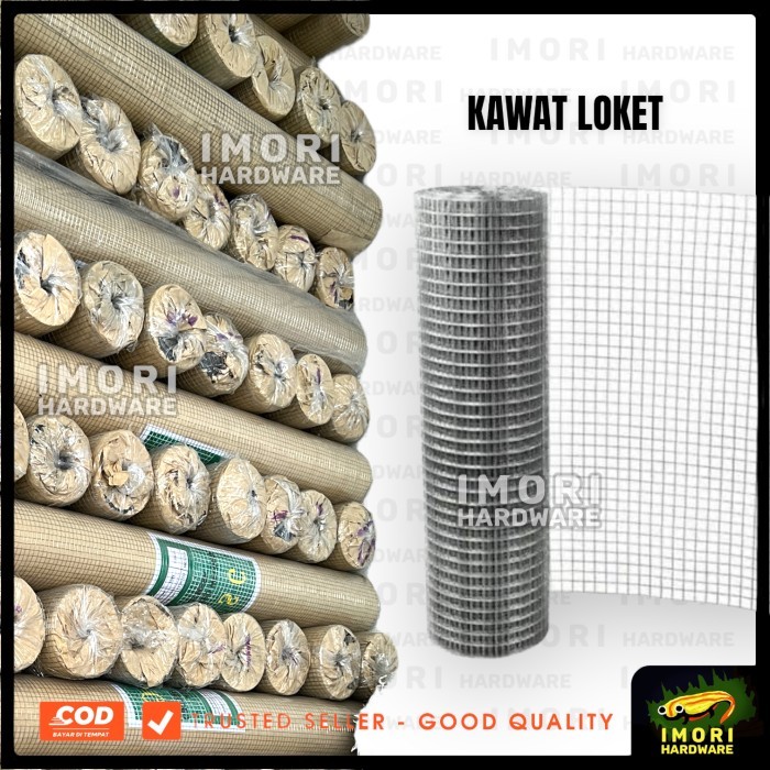Kawat Loket Ram 1/4 1/2 3/4inch 90cm 10m Ayakan Pasir Kandang