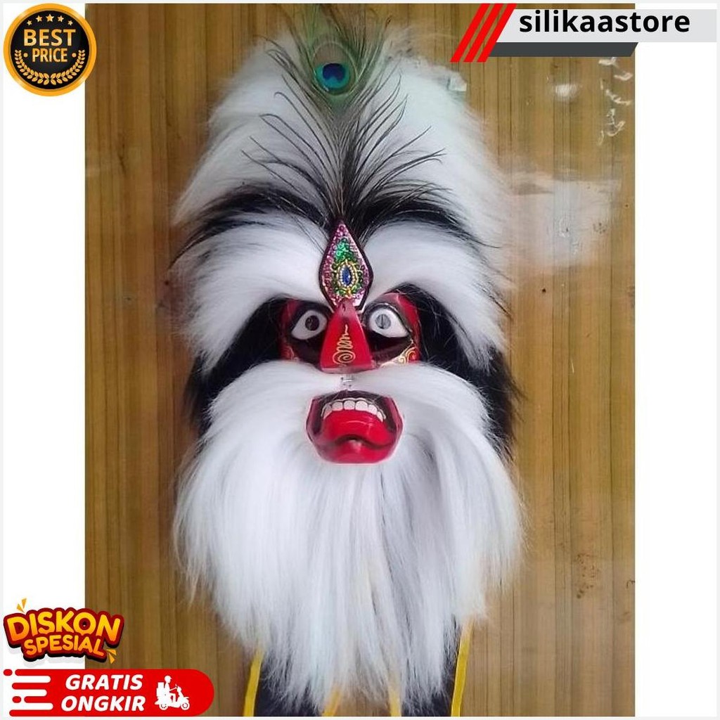 Topeng Ganong Pakem/Ganongan Pakem/Bujang Ganong Termurah Gratis Ongkir