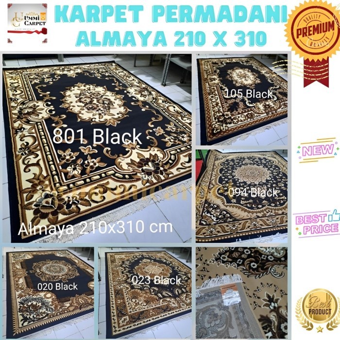 Karpet besar permadani 210x310 almaya safira jumbo karpet lantai