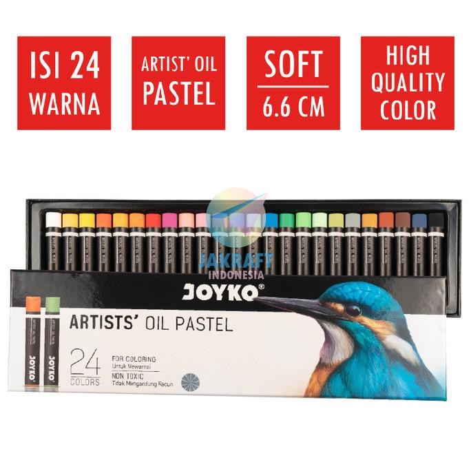 

Krayon Artist Oil Pastel 24 Warna JOYKO OP-24ART Professional Crayon